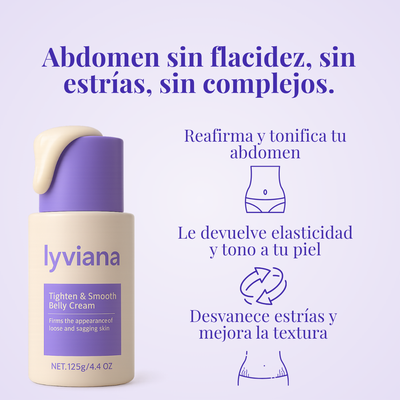 Lyviana - Crema Reactivadora de Colágeno Abdominal