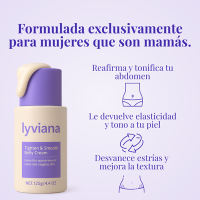 Lyviana - Crema Reactivadora de Colágeno Abdominal (POSTPARTO)